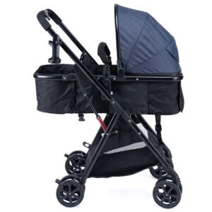 Uniqoo - 5 Blue - Portable Pram