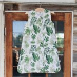 Little Unicorn – Cotton Muslin Sleep Bag – Tropical Leaf – Medium