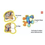 Unik Play – Go Crazy Jigsaw Puzzle With 2 Puzzle Trays – Construction