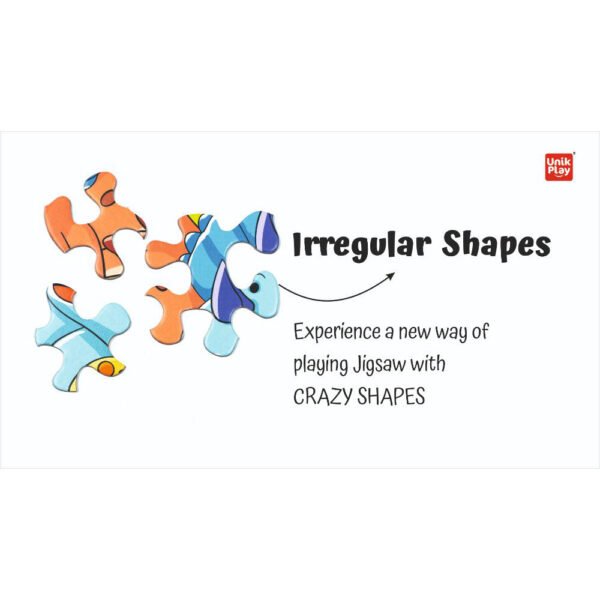 Unik Play – Go Crazy Jigsaw Puzzle With 2 Puzzle Trays – Construction