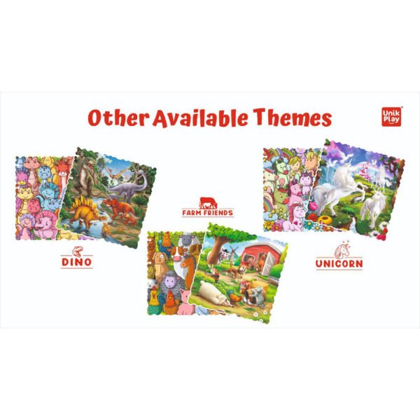 Unik Play – Go Crazy Jigsaw Puzzle With 2 Puzzle Trays – Construction