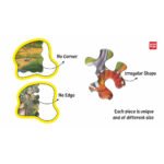 Unik Play – Go Crazy Jigsaw Puzzle With 2 Puzzle Trays – Dino