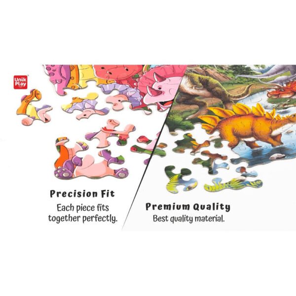 Unik Play – Go Crazy Jigsaw Puzzle With 2 Puzzle Trays – Dino