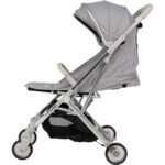 Uniqoo – 4 Grey Urban Stroller with Protective Shield