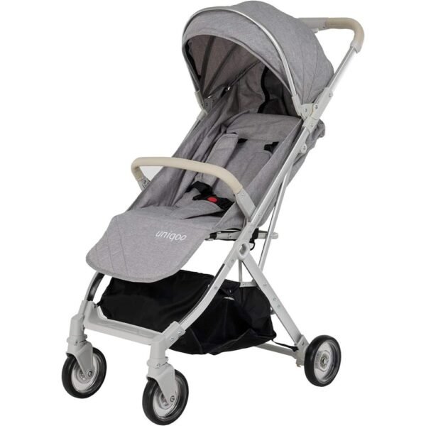 Uniqoo – 4 Grey Urban Stroller with Protective Shield