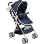 Uniqoo – 6 Blue Premium Portable Pram/ Stroller
