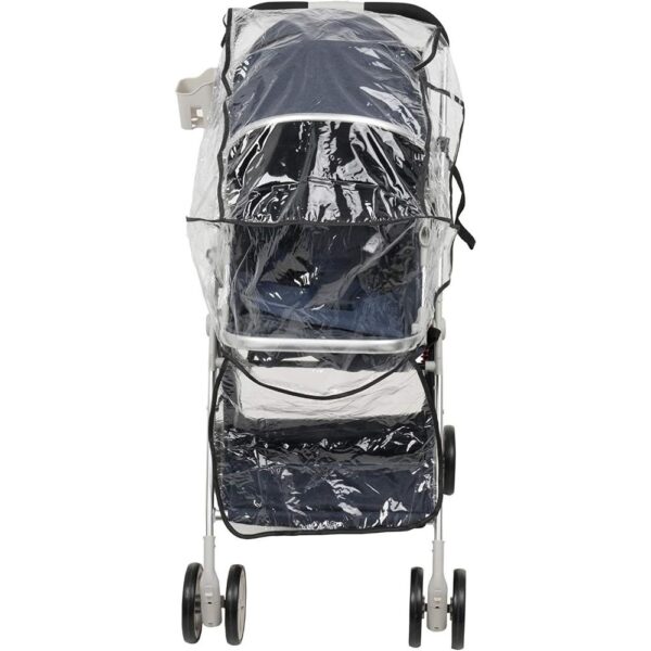 Uniqoo – 6 Blue Premium Portable Pram/ Stroller