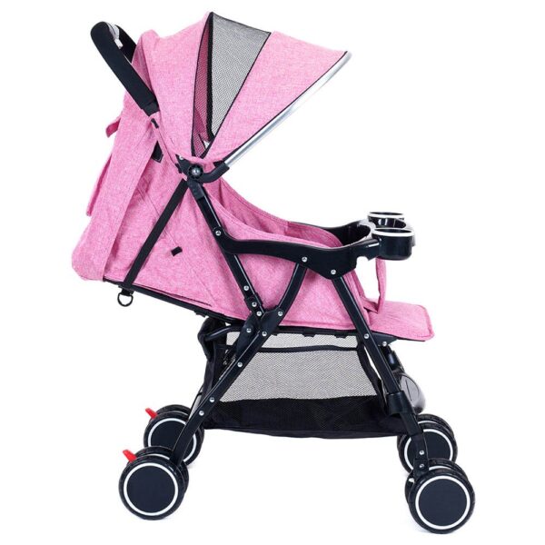 Uniqoo – HY Portable Stroller – Pink