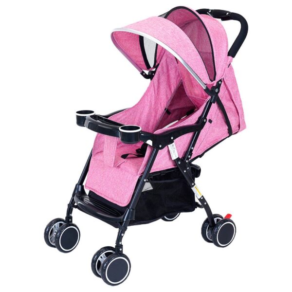 Uniqoo – HY Portable Stroller – Pink