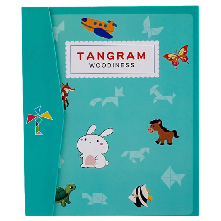 Uniqoo - Magnetic Tangram Educational Toys - 7 pcs - Multicolor