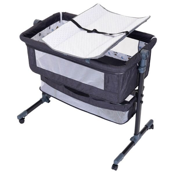 Uniqoo – Tita T Modern Baby Bed – Dark Blue
