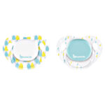 Badabulle – Babyboy Physiological Soother – 2pcs – Silicone Drops