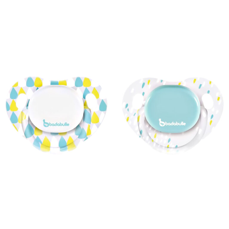 Badabulle - Babyboy Physiological Soother - 2pcs - Silicone Drops