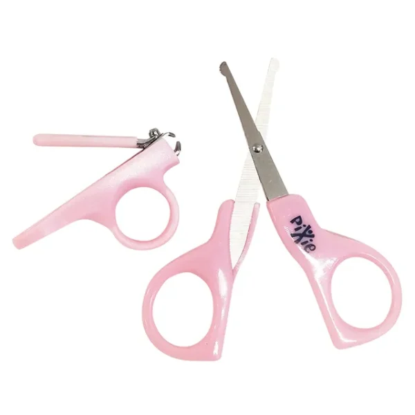 Pixie Pink Baby Nail Cutter and Scissors