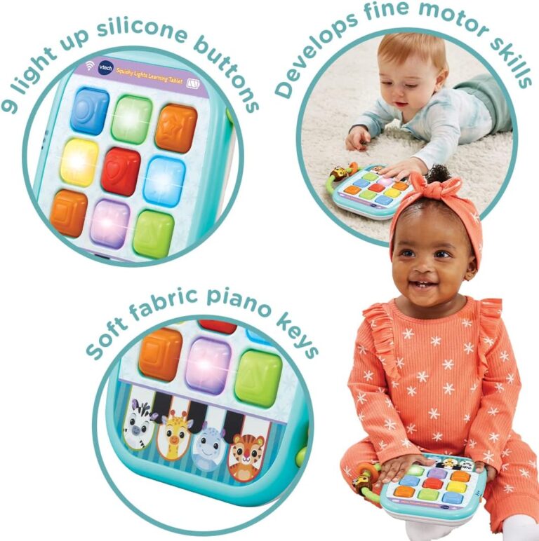 Vtech - Baby Squishy Lights Learning Tablet, Sensory Toy with Lights