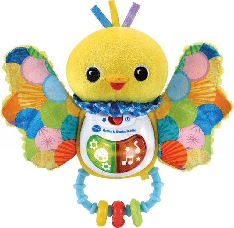 Vtech - Baby Rattle & Shake Birdie, Sensory Toy with Music