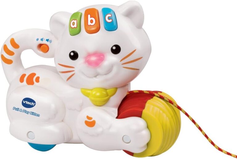 Vtech - Pull & Play Kitten, Interactive Baby Toy with Lights