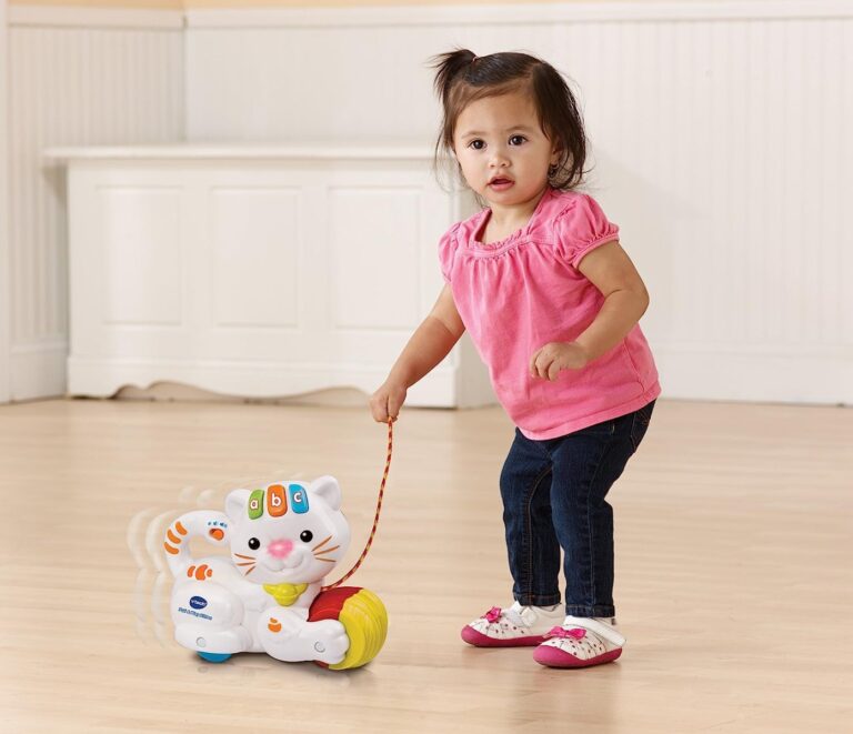 Vtech - Pull & Play Kitten, Interactive Baby Toy with Lights