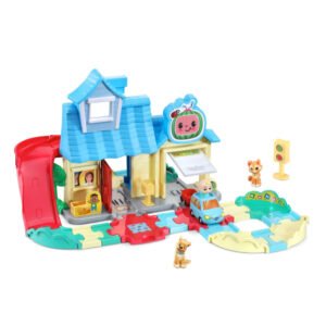 Vtech - CoComelon Go! Go! Smart Wheels JJ’s House Track Set, Interactive Songs & SmartPoint, Ages 1.5 – 5 Years