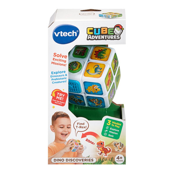 Vtech – Cube Adventures Dino Discoveries – Educational Dinosaur Toy With Sounds & Games