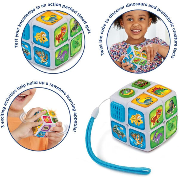 Vtech – Cube Adventures Dino Discoveries – Educational Dinosaur Toy With Sounds & Games