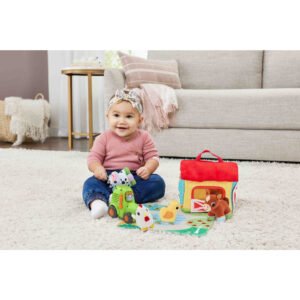 Vtech - Farmyard Animals Soft Play Set – Interactive Baby Toy with Plush Farm Animals, Tractor & Play Mat