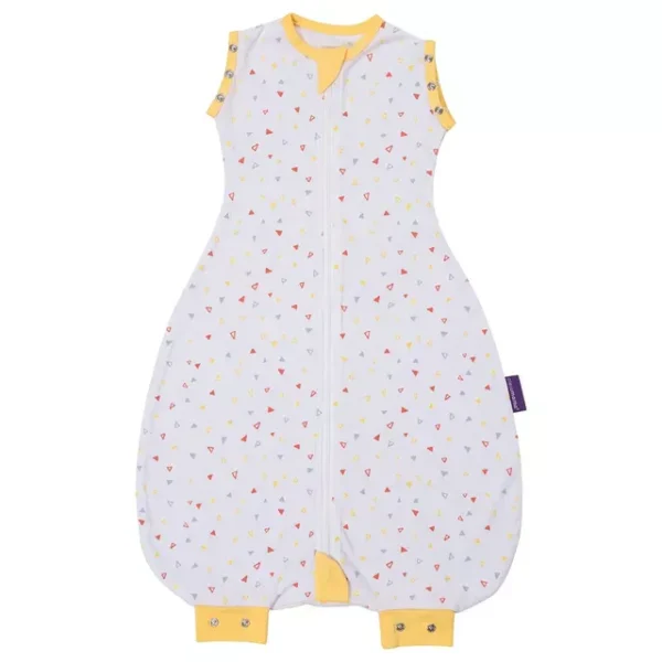 ClevaMama 3 in 1 Nite Nite Romper 3.5 Tog – Yellow (0-9m)