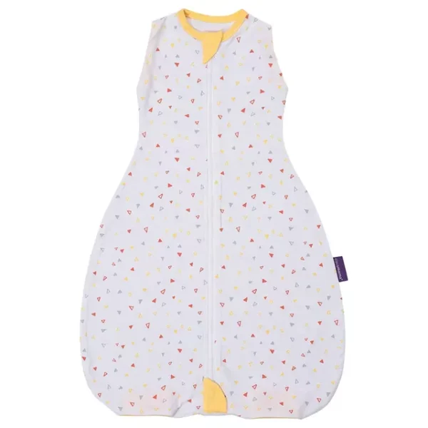 ClevaMama 3 in 1 Nite Nite Romper 3.5 Tog – Yellow (0-9m)