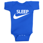 Twinkle Hands Blue Sleep Baby Onesie