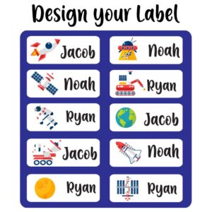 Twinkle Hands – Personalized Waterproof Labels – Space