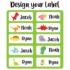 Twinkle Hands – Personalized Waterproof Labels – Dinosaurs