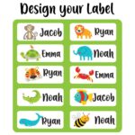 Twinkle Hands – Personalized Waterproof Labels – Animals