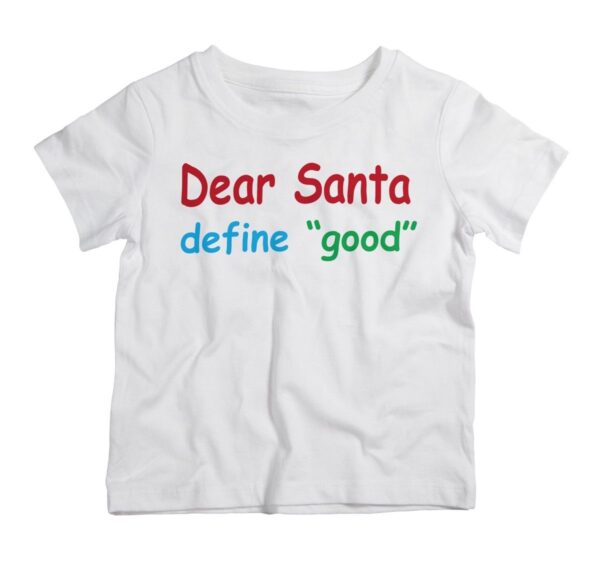 Twinkle Hands – Christmas Define Good T-Shirt – White