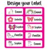 Twinkle Hands – Personalized Waterproof Labels – Unicorn