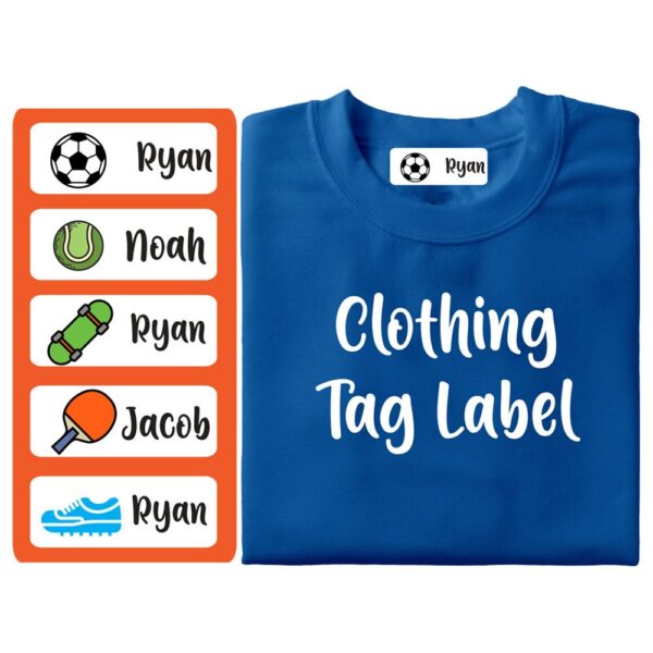 Twinkle Hands – Personalized Clothing Tag Labels – Sport