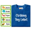 Twinkle Hands – Personalized Clothing Tag Labels – Animals