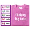 Twinkle Hands – Personalized Clothing Tag Labels – Butterfly