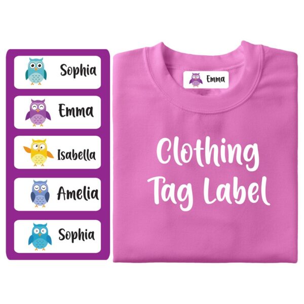 Twinkle Hands – Personalized Clothing Tag Labels – Owl
