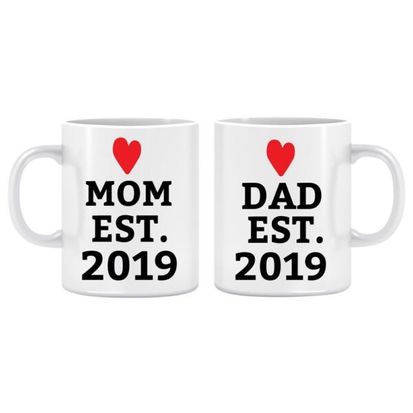 Twinkle Hands – Mum Dad Est 2019 Mugs