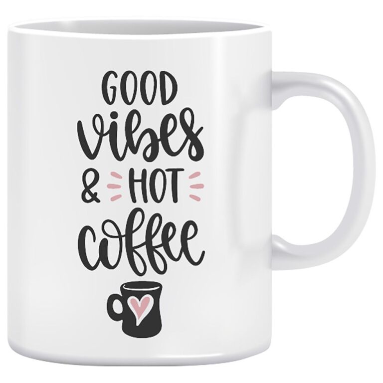 Twinkle Hands - Good Vibes And Hot Coffee Mug