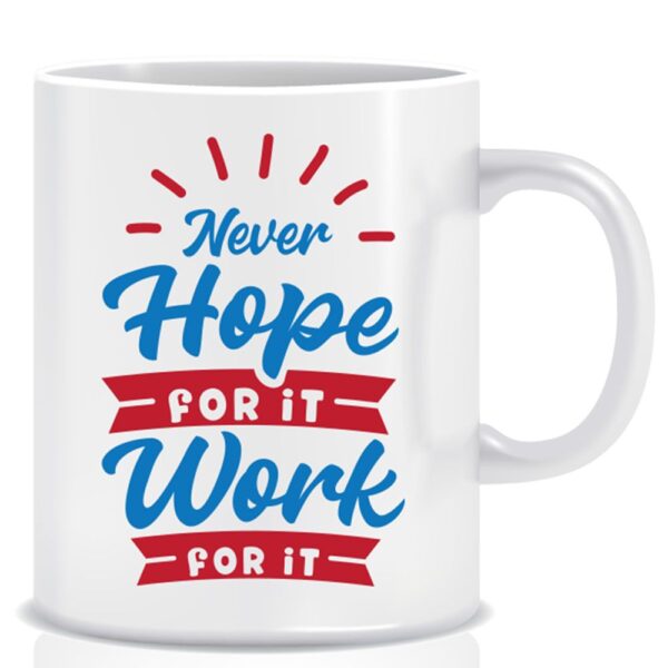 Twinkle Hands – Never Hope For It Mug