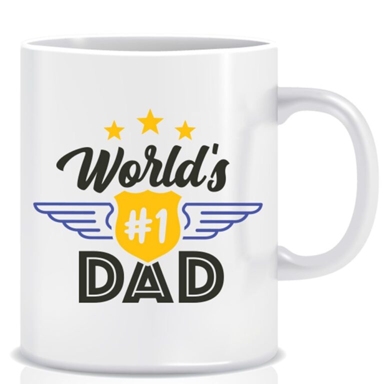 Twinkle Hands - Number 1 Dad Fathers Day Mug