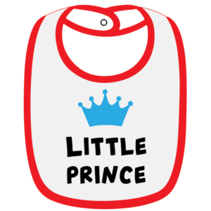 Little Angel – Baby Silicon Bib – Grey