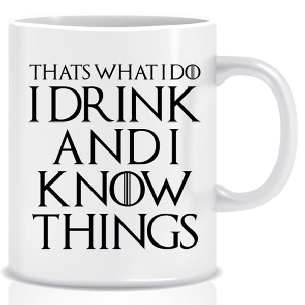 Twinkle Hands – I Drink and I Know Things Mug