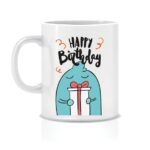 Twinkle Hands – Happy Birthday Mug – Blue Monster