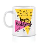 Twinkle Hands – Happy Birthday Mug – Crown