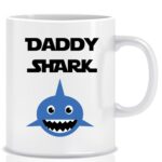 Twinkle Hands – Daddy Shark Mug – White