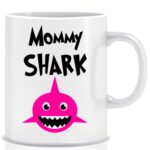 Twinkle Hands – Mommy Shark Mug – White
