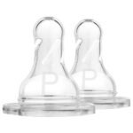 DrBrowns – Preemie Flow Silicone Narrow Neck Options+ Nipple Teat – 2pcs