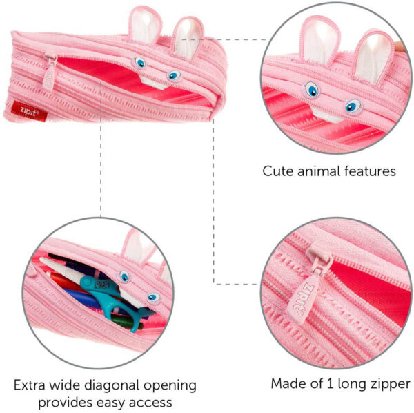 Zipit – Animals Pencil Case – Bunny